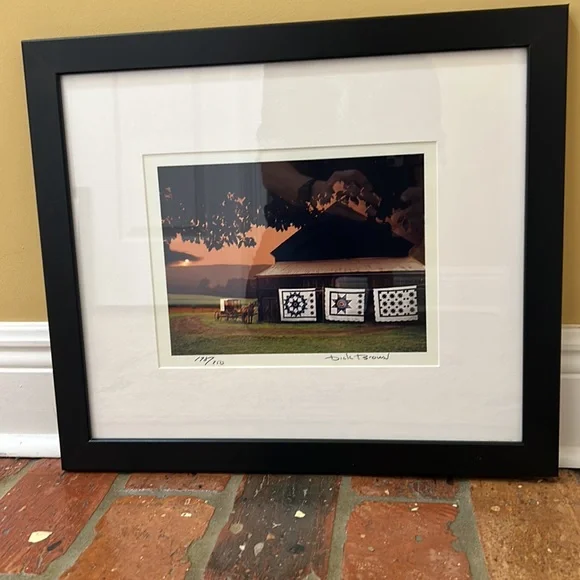 2 Vintage Signed and numbered Dick Brown Amish prints